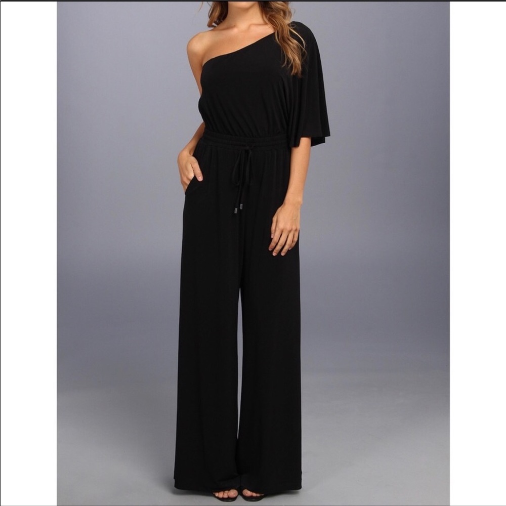 Vince Camuto One Shoulder Jumpsuit